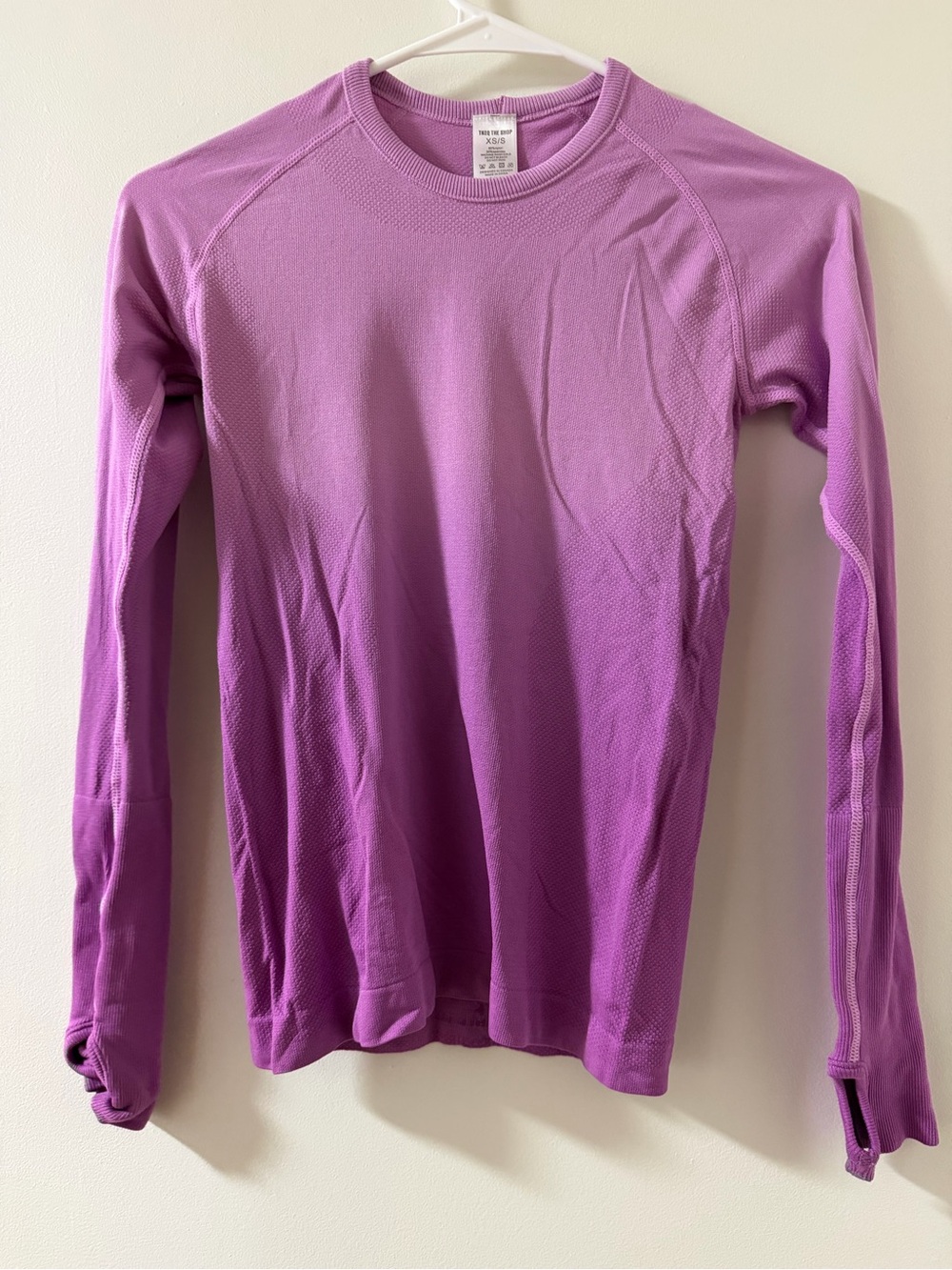 Girls' Long-Sleeve Active Tee - Purple